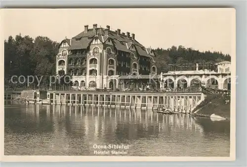 AK / Ansichtskarte Ocna_Sibiului Hotel Statuiui Ocna Sibiului