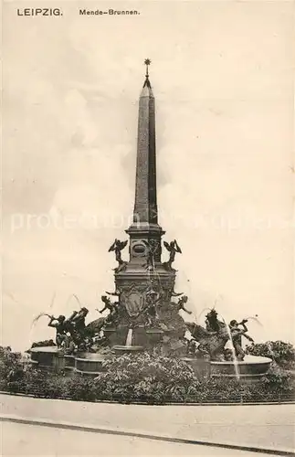 AK / Ansichtskarte Leipzig Mendebrunnen Leipzig