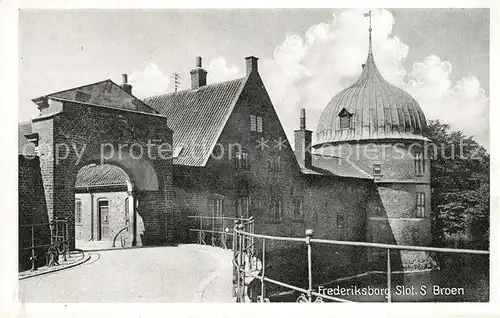 AK / Ansichtskarte Frederiksborg Schloss Broen Frederiksborg