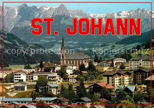 AK / Ansichtskarte St_Johann_Pongau im Salzachtal  St_Johann_Pongau