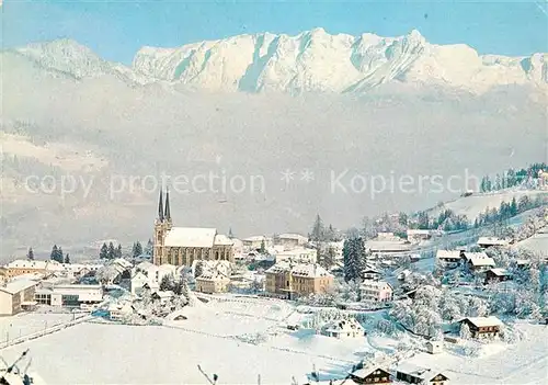 AK / Ansichtskarte St_Johann_Pongau Fliegeraufnahme mit Tennengebirge St_Johann_Pongau