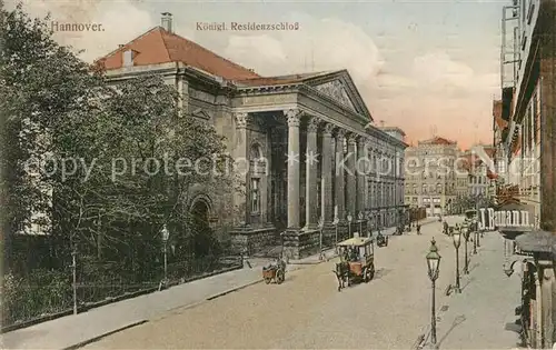 AK / Ansichtskarte Hannover Koenigliches Residenzschloss Hannover