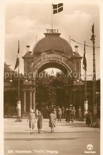 AK / Ansichtskarte Kobenhavn Tivoli Indgang Kobenhavn