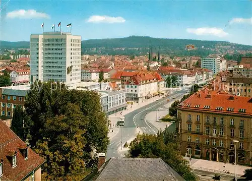 AK / Ansichtskarte Bayreuth Luitpoldplatz mit neuem Rathaus Bayreuth