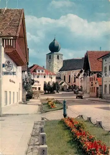 AK / Ansichtskarte Lam_Oberpfalz Marktplatz Lam_Oberpfalz