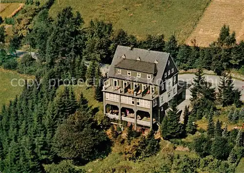 AK / Ansichtskarte Nordenau Hotel Nordenauer Krone Fliegeraufnahme Nordenau