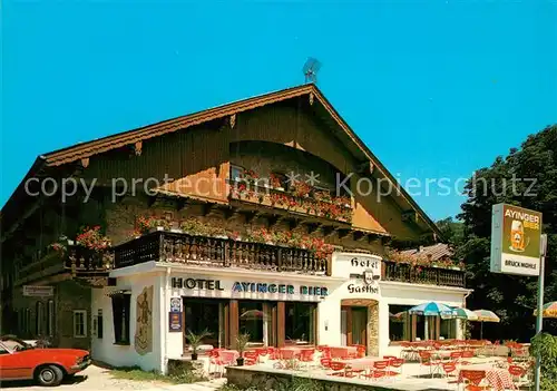 AK / Ansichtskarte Muehltal_Mangfalltal Hotel Gasthof Bruckmuehle Muehltal Mangfalltal