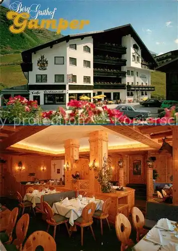 AK / Ansichtskarte Obergurgl_Soelden_Tirol Berggasthof Gamper Obergurgl_Soelden_Tirol