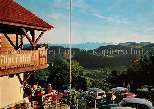 AK / Ansichtskarte Ramiswil Gasthof Alpenblick am Passwang Alpenpanorama Ramiswil