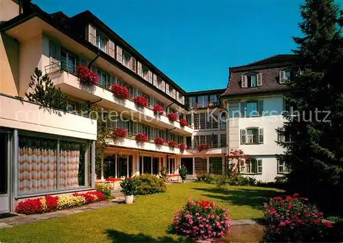 AK / Ansichtskarte Gersau_Vierwaldstaettersee Ferien  und Erholungsheim Hof Gersau_Vierwaldstaettersee