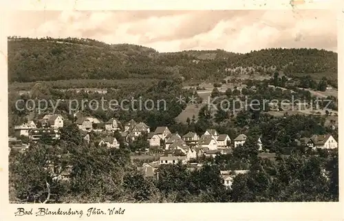 AK / Ansichtskarte Bad_Blankenburg Panorama Bad_Blankenburg