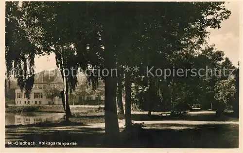 AK / Ansichtskarte Moenchengladbach Volksgartenpartie Moenchengladbach