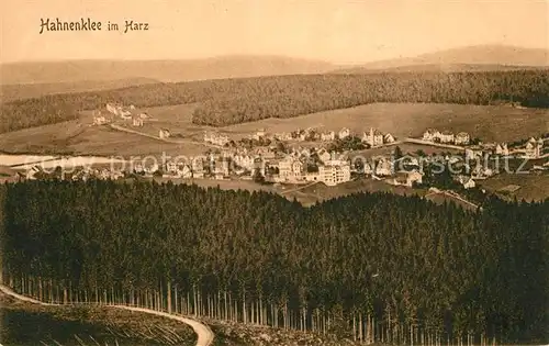 AK / Ansichtskarte Hahnenklee Bockswiese_Harz Panorama Hahnenklee Bockswiese