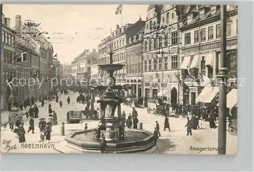 AK / Ansichtskarte Kobenhavn Amagertorv Kobenhavn