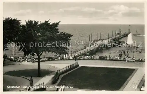 AK / Ansichtskarte Brunshaupten_Ostseebad Seebruecke Brunshaupten_Ostseebad