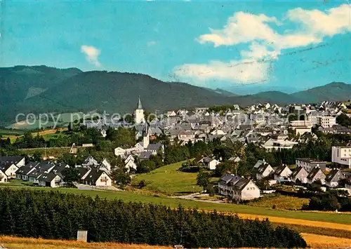 AK / Ansichtskarte Winterberg_Hochsauerland Fliegeraufnahme Winterberg_Hochsauerland