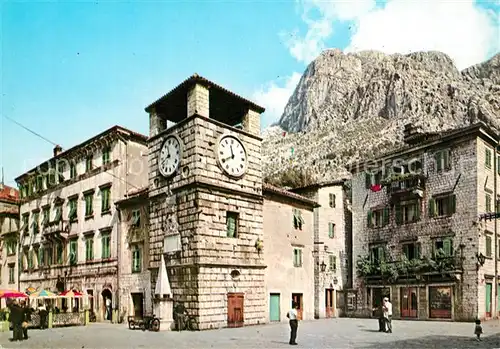 AK / Ansichtskarte Kotor_Montenegro Sahat Kula Kotor Montenegro