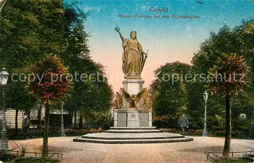 AK / Ansichtskarte Krefeld Kriegerdenkmal am Friedrichsplatz Krefeld