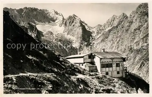 AK / Ansichtskarte Hoellental_Wetterstein Knappenhaeuser Hoellental_Wetterstein