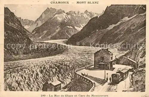 AK / Ansichtskarte Chamonix La Mer de Glace Gare d Montenvers Chamonix