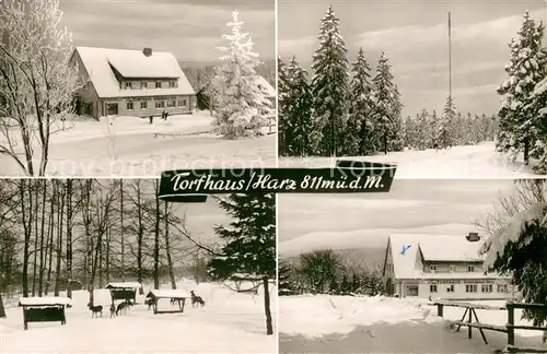 AK / Ansichtskarte Torfhaus_Harz Winterpanorama Hotel Torfhaus Torfhaus Harz