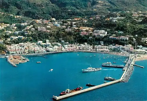 AK / Ansichtskarte Casamicciola Il porto Veduta aerea Casamicciola