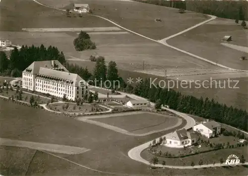 AK / Ansichtskarte Oberguenzburg Neues Kreiskrankenhaus Fliegeraufnahme Oberguenzburg