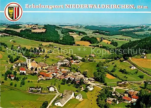 AK / Ansichtskarte Niederwaldkirchen Fliegeraufnahme Niederwaldkirchen