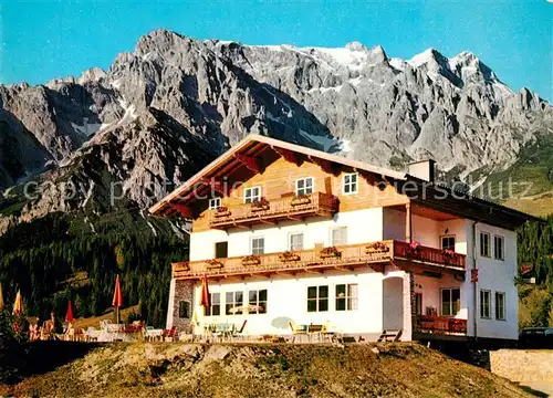 AK / Ansichtskarte Dienten_Hochkoenig Gasthaus uebergossene Alm Dienten Hochkoenig