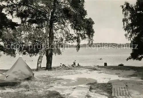 AK / Ansichtskarte Klausdorf_Mellensee Zeltplatz Strand Klausdorf_Mellensee