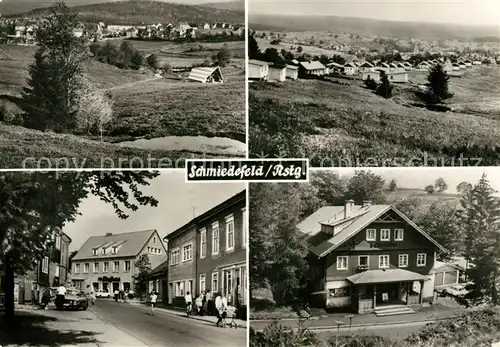 AK / Ansichtskarte Schmiedefeld_Rennsteig Panorama Ortsmotiv Filmbuehne Schmiedefeld_Rennsteig