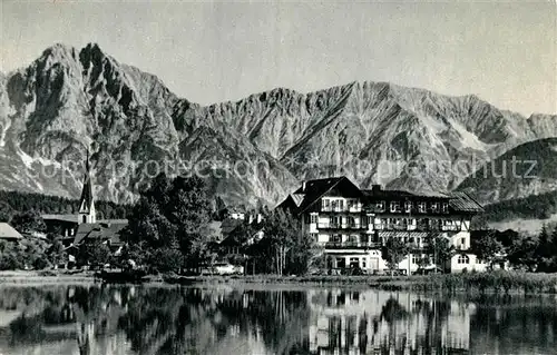 AK / Ansichtskarte Seefeld_Tirol Panorama Wettersteingebirge Seefeld Tirol