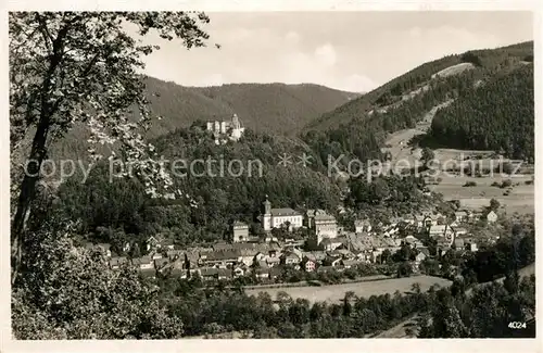 AK / Ansichtskarte Leutenberg_Thueringen Kirche Schloss Panorama Leutenberg Thueringen