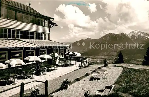 AK / Ansichtskarte Oberstdorf Alpenhotel Schoenblick Oberstdorf