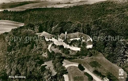 AK / Ansichtskarte Burg_Sternberg_Lippe Fliegeraufnahme Burg_Sternberg_Lippe