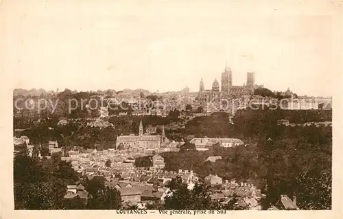 AK / Ansichtskarte Coutances Panorama Coutances