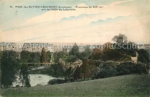 AK / Ansichtskarte Buttes Parc Panorama Allee du Labyrinthe Buttes