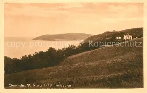 AK / Ansichtskarte Bornholm Parti fra Hotel Finnedalen Bornholm