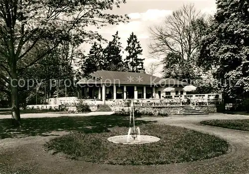 AK / Ansichtskarte Rotenburg_Fulda Park Cafe Terrasse Luftkurort Rotenburg Fulda