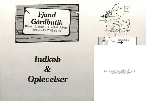 AK / Ansichtskarte Ulfborg Fjand Gardbutik Wejste Hus Ulfborg