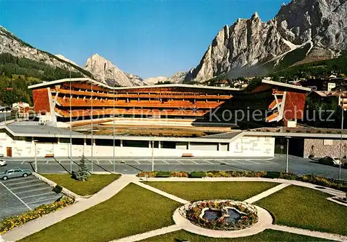 AK / Ansichtskarte Cortina_d_Ampezzo Stadio Olimpico del Ghiaccio Eisstadion Cortina_d_Ampezzo