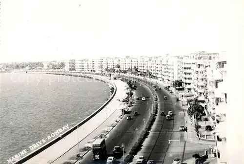 AK / Ansichtskarte Bombay_Mumbai Marine Drive Bombay Mumbai