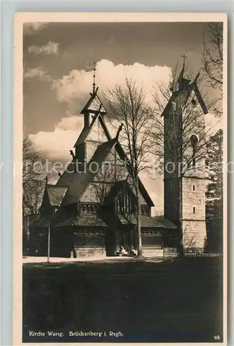 AK / Ansichtskarte Brueckenberg Kirche Wang Brueckenberg