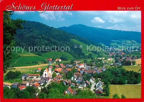 AK / Ansichtskarte Glottertal Panorama Schwarzwald Glottertal