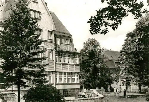 AK / Ansichtskarte Benneckenstein_Harz Ferienheim Wilhelm Bahnik Benneckenstein_Harz