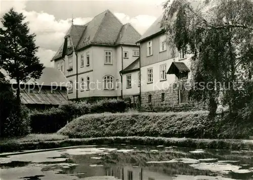 AK / Ansichtskarte Gehlberg FDGB Erholungsheim Frieden Teich Gehlberg