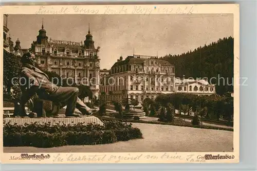 AK / Ansichtskarte Marienbad_Tschechien_Boehmen Goetheaneum Hotel Stern Marienbad_Tschechien