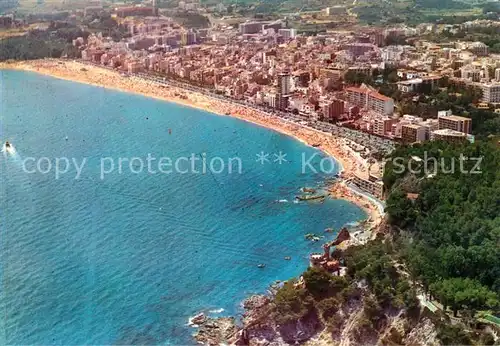 AK / Ansichtskarte Lloret_de_Mar Fliegeraufnahme Strand  Lloret_de_Mar