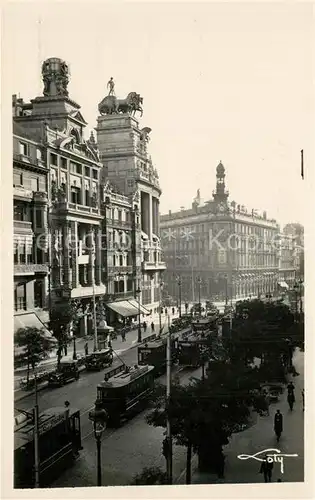 AK / Ansichtskarte Madrid_Spain Calle de Alcala Madrid Spain