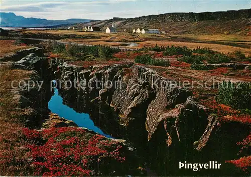 AK / Ansichtskarte Pingvellir Panorama Pingvellir